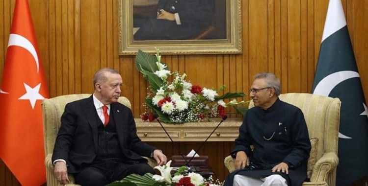 Cumhurbaşkanı Erdoğan, Pakistan Cumhurbaşkanı Alvi ile telefonda görüştü