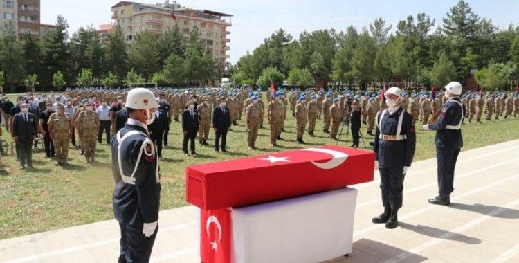 Siirt'te şehit olan 2 asker için tören düzenlendi