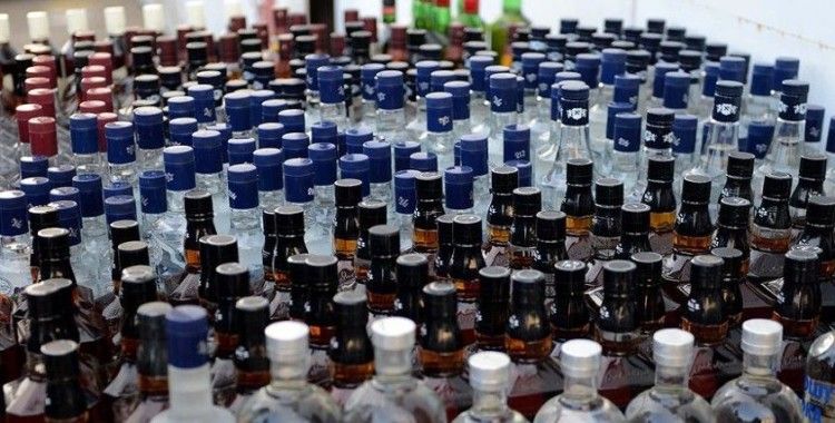 Şanlırfa'da 250 şişe sahte içki ele geçirildi