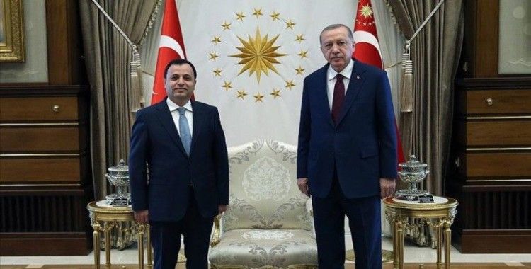 Cumhurbaşkanı Erdoğan Anayasa Mahkemesi Başkanı Arslan'ı kabul etti