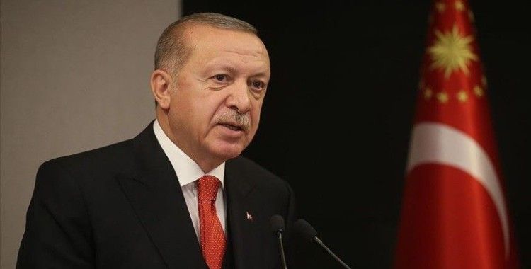 Erdoğan: Türkiye, salgının başından bu yana küresel dayanışmanın altını çizmiştir