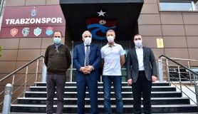 Trabzon Büyükşehir Belediye Başkanı Zorluoğlu'ndan Trabzonspor'a moral ziyareti