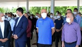 Yeni Malatyaspor Kulübü Başkanı Adil Gevrek'in babası son yolculuğuna uğurlandı 