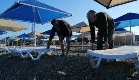 Assos'taki turistik tesisler sezona sosyal mesafe ve hijyen tedbirleriyle başladı 