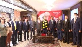 MKE Ankaragücü yöneticilerinden MHP Ankara İl Başkanlığına ziyaret 