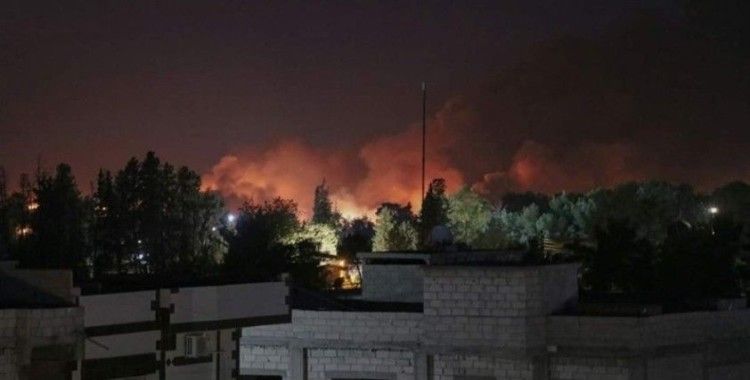 Suriye'de terör örgütü PKK/YPG'ye ait silah deposunda patlama