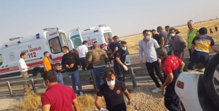 Mardin'de otomobil refüje uçtu: 1 ölü, 2 yaralı