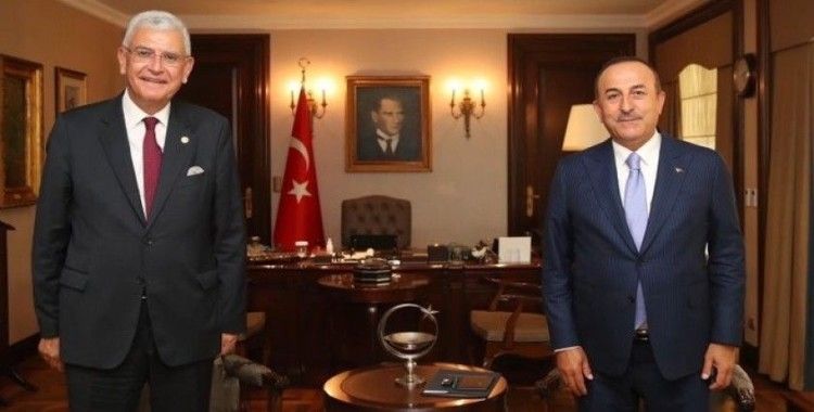 Bakan Çavuşoğlu, BM Genel Kurul Başkanlığı'na seçilen Bozkır ile görüştü