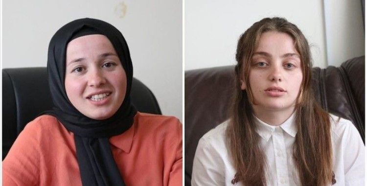 Gürcistan'da iki Müslüman genç kız kadınların başarısı için mücadele veriyor