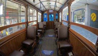 Nostaljik tramvayın sessiz yolculuğu