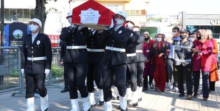 Burdur'da şehit olan polis memuru son yolculuğuna uğurlandı