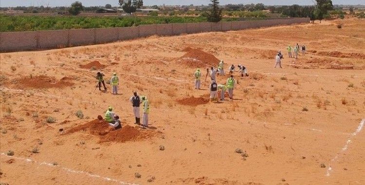 Libya'da Hafter'den kurtarılan Terhune'deki toplu mezarlardan 5 ceset daha çıkarıldı
