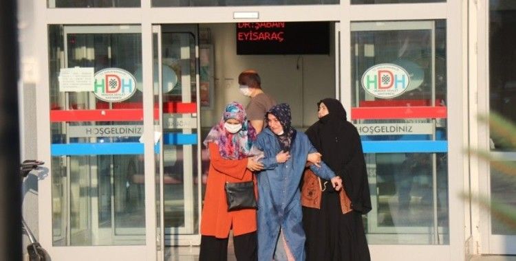 Bakanlar patlamada yaralanan vatandaşları hastanede ziyaret etti