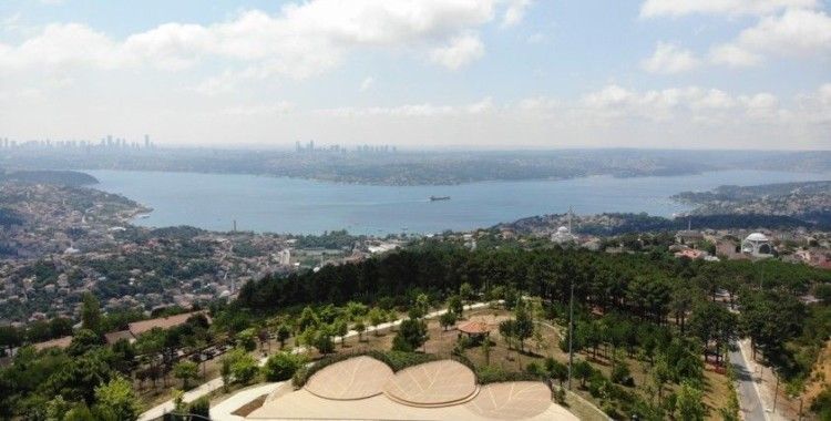 Beykoz'da bulunan Karlıtepe Mesire Alanı manzarası ile nefes kesiyor