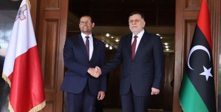 Libya Başbakanı Serrac Malta'da Başbakan Abela ile görüştü