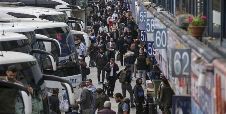 İstanbul'da normalleşmeyle şehirlerarası otobüs sefer sayısı günde 1150'ye çıktı