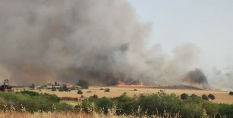 KKTC'deki yangına Mehmetçik desteği