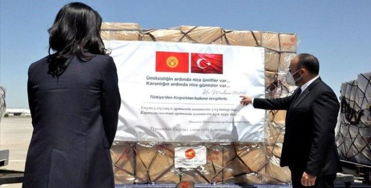Türkiye'den Kovid-19'la mücadele için Kırgızistan'a tıbbı yardım desteği