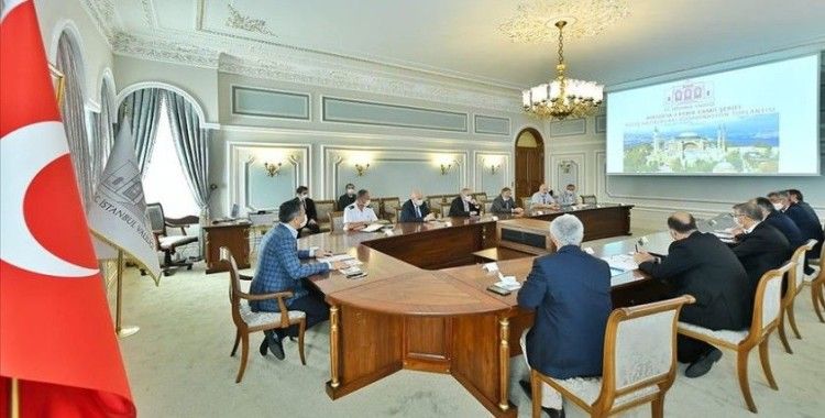 Ayasofya Camisi'nin açılış hazırlıkları koordinasyon toplantısında değerlendirildi