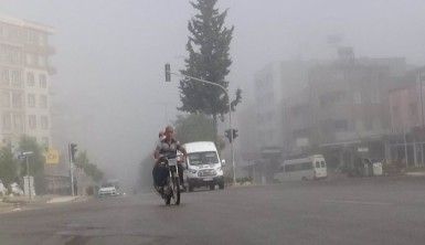 Kilis'te yoğun sis etkili oldu