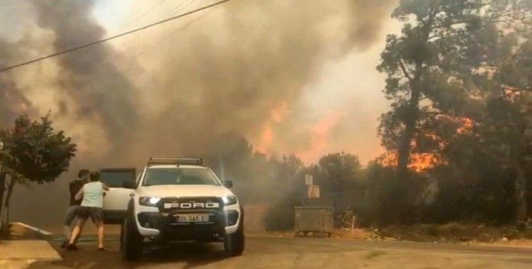 İzmir'de orman yangını kontrol altında