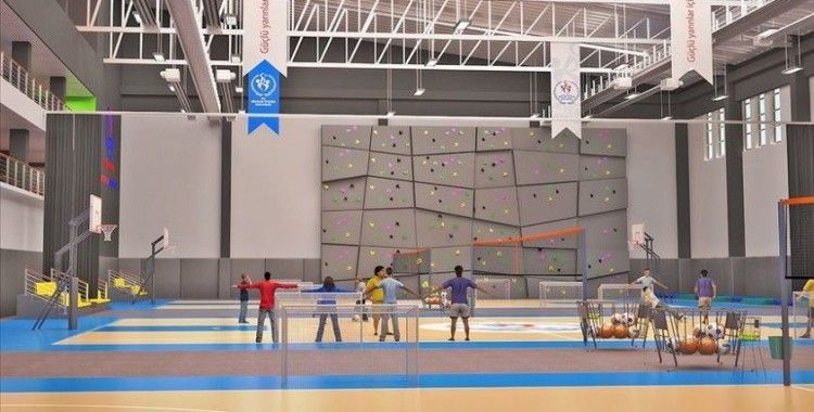 Gençlik ve Spor Bakanlığı sığınmacı gençler için spor tesisleri inşa ediyor