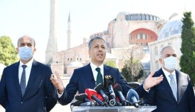 İstanbul Valisi Yerlikaya Ayasfoya Camii'nde alınacak tedbirleri açıkladı