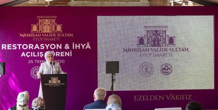Restorasyonu tamamlanan Mihrişah Valide Sultan İmareti törenle açıldı 