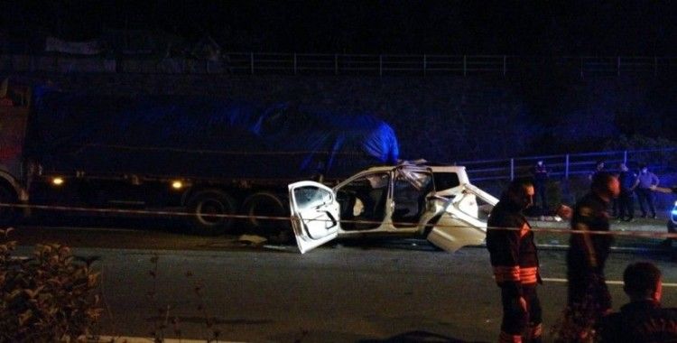 Trabzon’da trafik kazası: 4 ölü