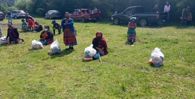 TİKA'dan Guatemala'da ihtiyaç sahibi ailelere gıda ve hijyen paketi yardımı