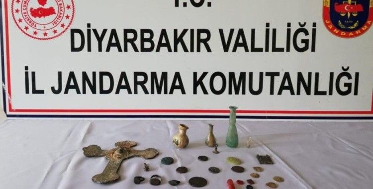 Diyarbakır'da tarihi eser kaçakçılığı operasyonu