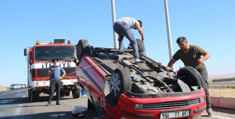 Kırşehir-Ankara Yolunda Kaza 2 Yaralı