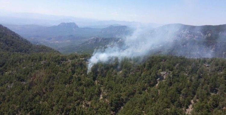 Antalya'da korkutan orman yangını