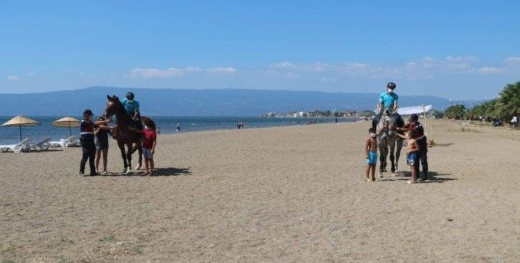 Bursa'nın sahilleri ve piknik alanları atlı jandarma timlerine emanet