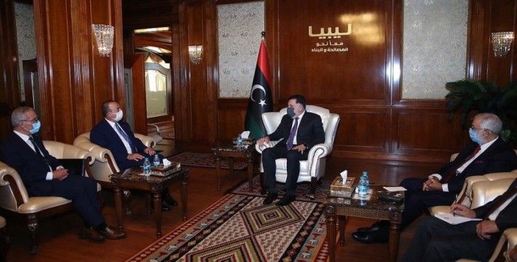 Çavuşoğlu ve Maltalı mevkidaşı Bartolo, Libya Başbakanı Serrac'la görüştü