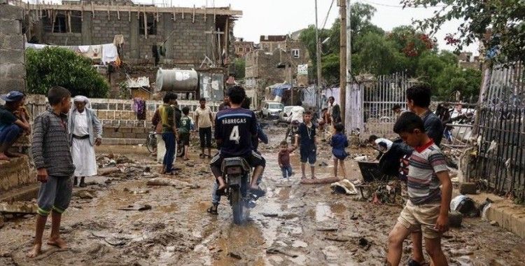 Yemen'de sel nedeniyle 14 kişi hayatını kaybetti