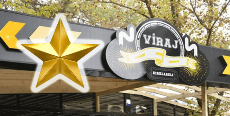 Viraj Cafe & Lounge artık yıldızlı işletme