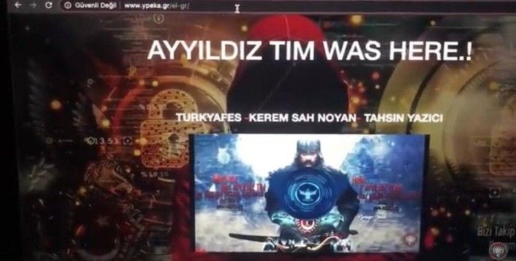 Türk hackerlar Yunanistan Çevre ve Enerji Bakanlığının sitesini hackledi