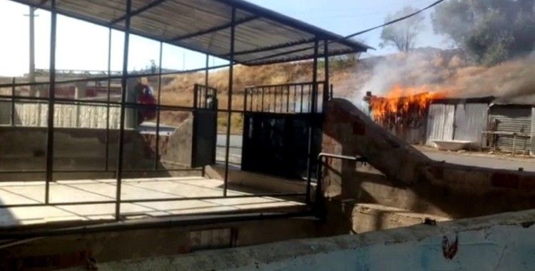 Sivas'ta korkutan yangın