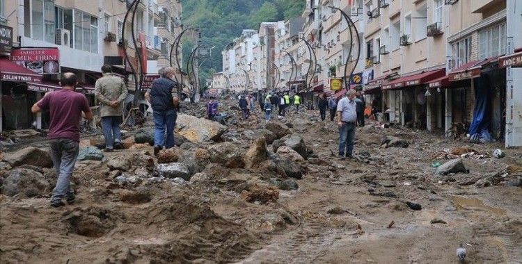 Giresun'da sel afeti son 21 yılın en yüksek yağışıyla gelmiş
