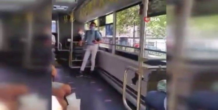 Otobüs şoförü ile öğrencinin ’Boş İstanbulkart’ tartışması