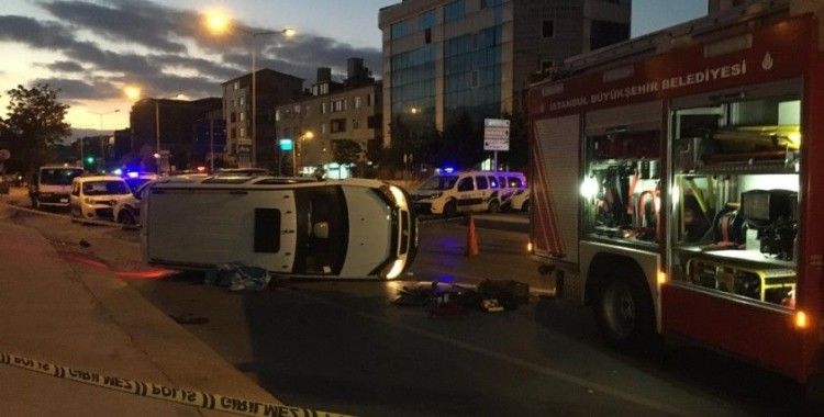 Sancaktepe’de Emniyet kemeri takılı olmayan sürücü, kazada, araçtan savrularak öldü