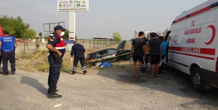 Adana'da trafik kazası: 2 ölü, 4 yaralı
