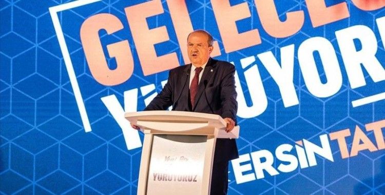 KKTC'de cumhurbaşkanı adayı Ersin Tatar vizyonunu açıkladı