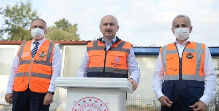 Ulaştırma ve Altyapı Bakanı Karaismailoğlu: Kuzey Marmara Otoyolu 5. Kesim yarın açılacak