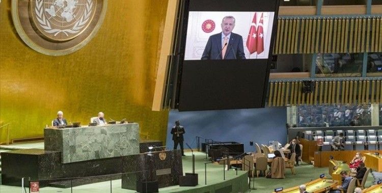Cumhurbaşkanı Erdoğan'ın İsrail'e yönelik eleştirileri, BM'de İsrail Büyükelçisi'ne salonu terk ettirdi