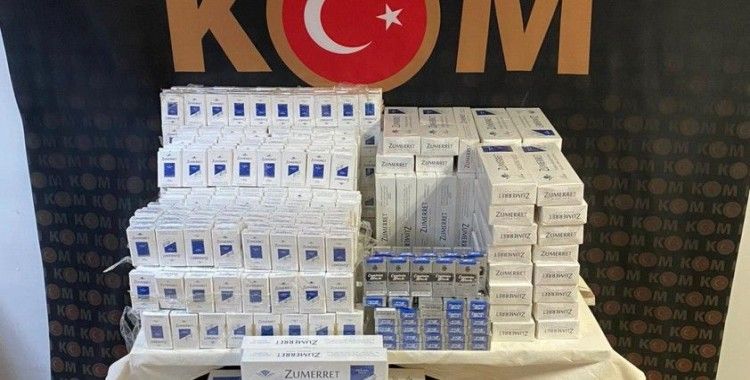 Tırdan bin 740 paket kaçak sigara çıktı