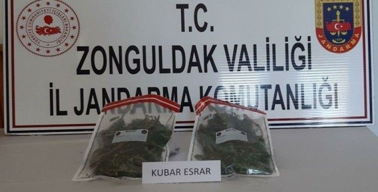 Zonguldak'ta uyuşturucu operasyonu: 500 gram kubar esrar ele geçirildi