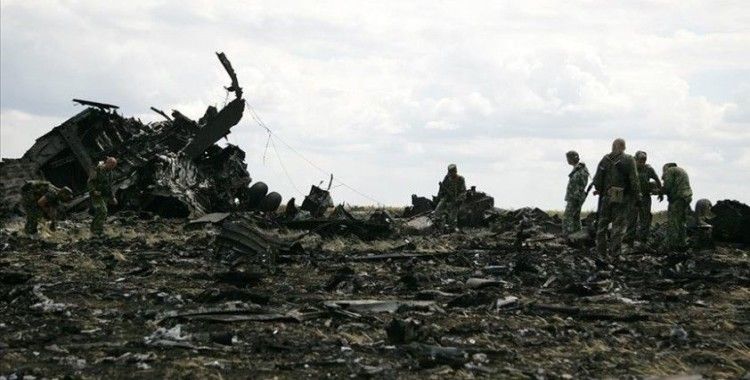 Ukrayna'nın Harkov bölgesinde askeri uçak düştü