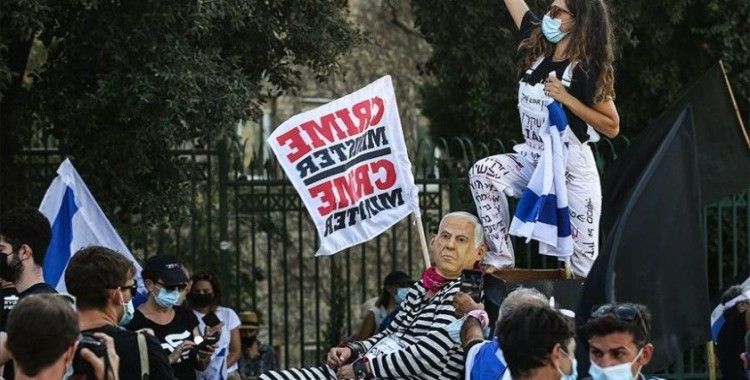 İsrail'de Netanyahu karşıtı gösteriler tüm hızıyla sürüyor